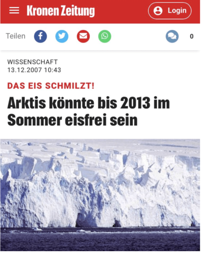 EinFragender's tweet image. #Klimapanik: Seit 10 Jahren ist die Arktis einfrei! Nur hat das leider noch keiner gemerkt. Wird Zeit das der große Klimaeggsberde Stefan #Rahmstorf der Sache auf den Grund geht!