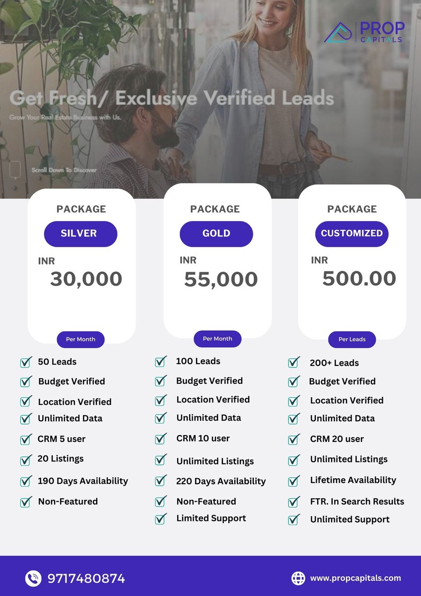 PropCapitals's tweet photo. Get quality leads that convert into sales and make your business grow!📈
.
For more details:
FOLLOW US Propcapitals
☎ +91 9818048306
🌐 https://t.co/XfMkNHRRZa
.
 #realestate #lead #leadgeneration #verified #verifiedleads #Data #Package #propcapitals https://t.co/jJlFapBxzh