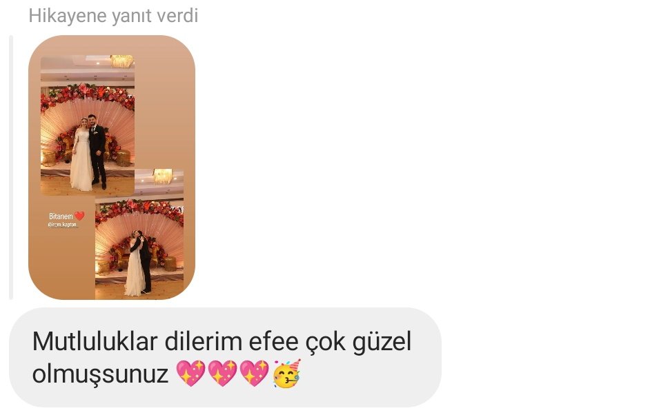 Arkadaşlar ben evlendim sanırım darısı sizin başınıza...