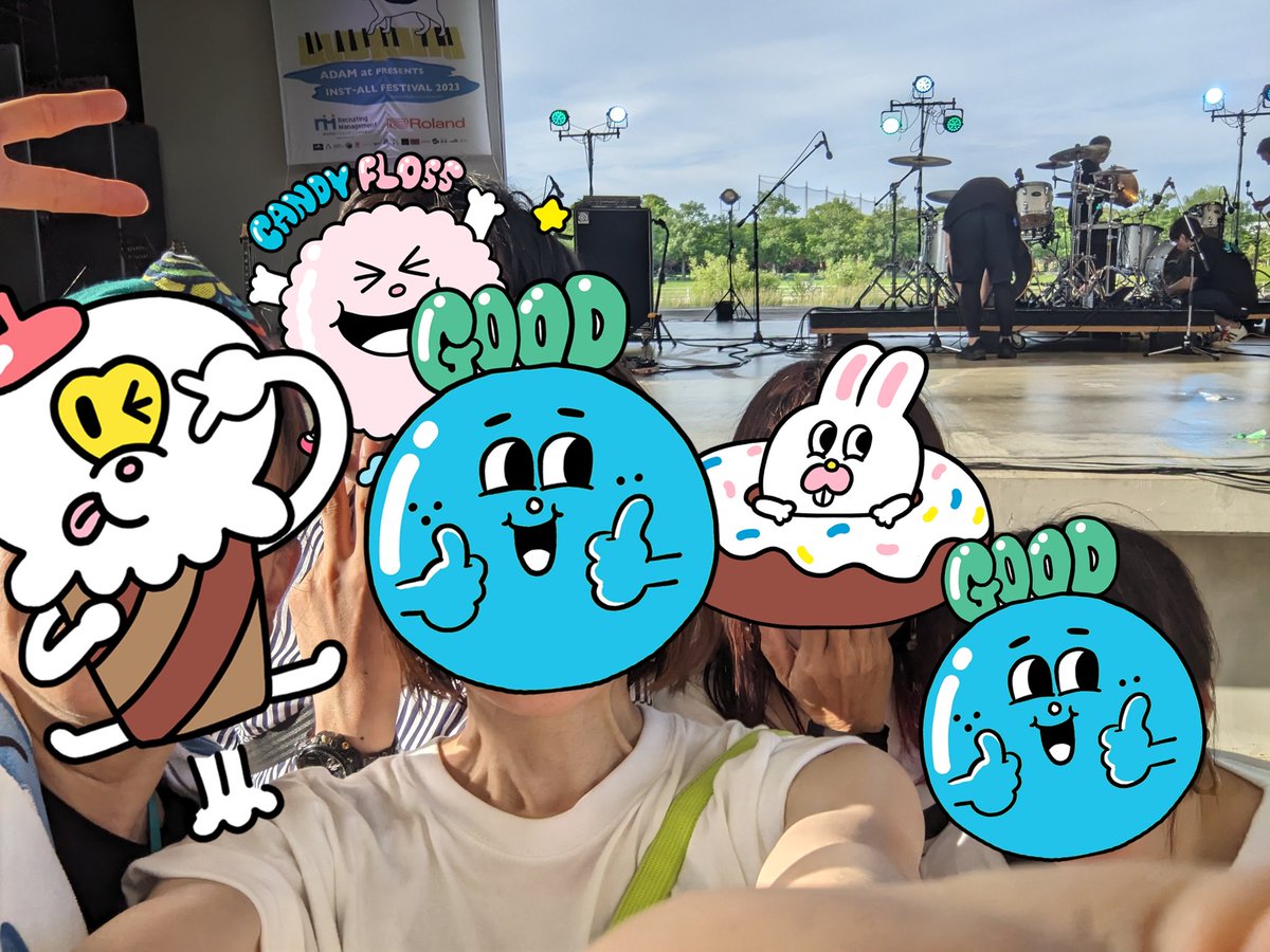 zingerchan's tweet photo. 思い出日記再開😝
まだ一週間なのにすごく前な感じもするね😌❤️

2023.07.02
みんなと一緒に最高の空間を楽しめたこと✨嬉しくてね♪

この二日はADAM at以外で知り合った方々ともたくさん会えて嬉しかった♪

フェスのおかげさまだね🥰
感謝です✨

#install23 #ADAMat #happyplace 
目隠しヘタ〜🤣 https://t.co/9FS4Kgqb1x