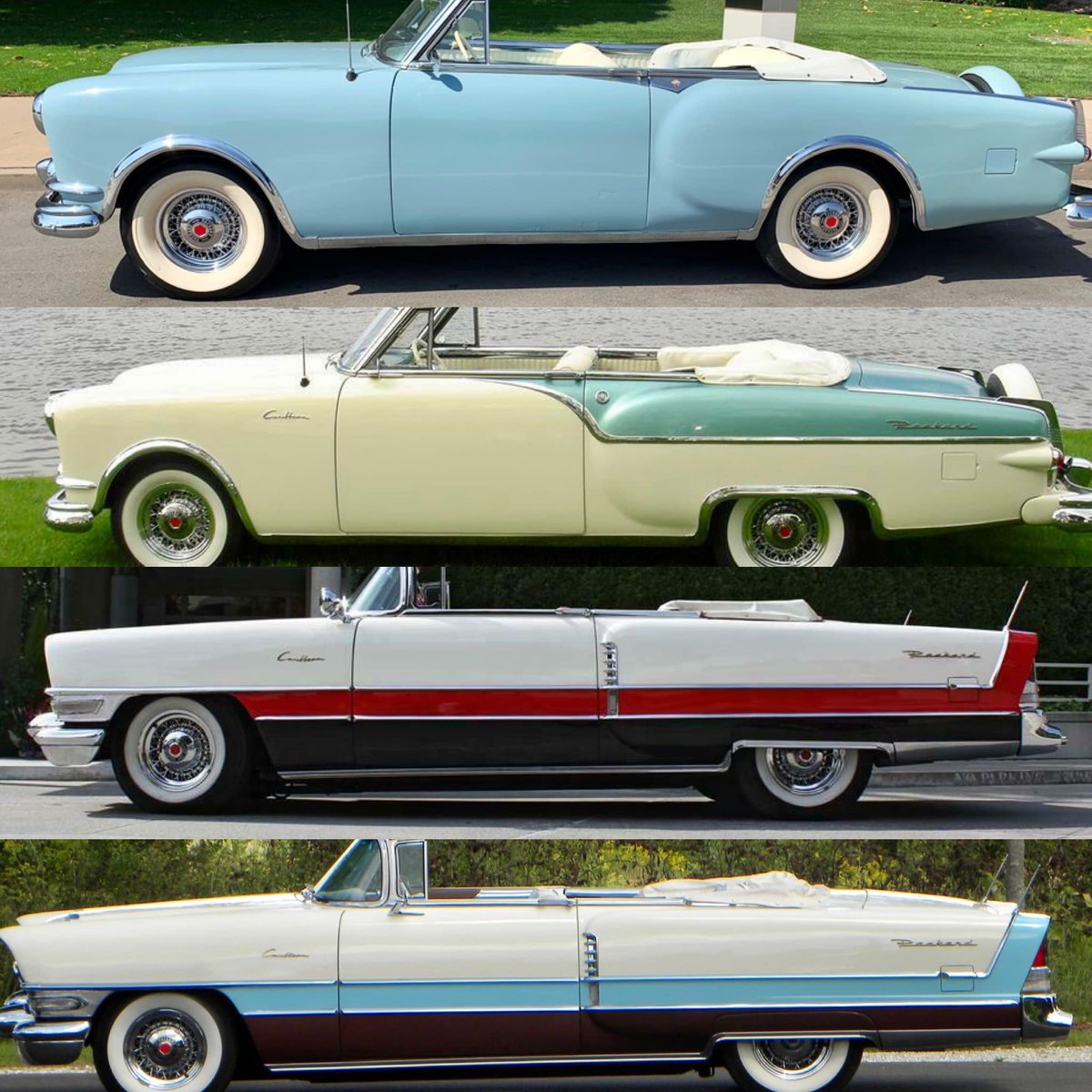 Paul26443656's tweet photo. 1953-54-55-56 Packard Caribbean https://t.co/kPtizxYQd8