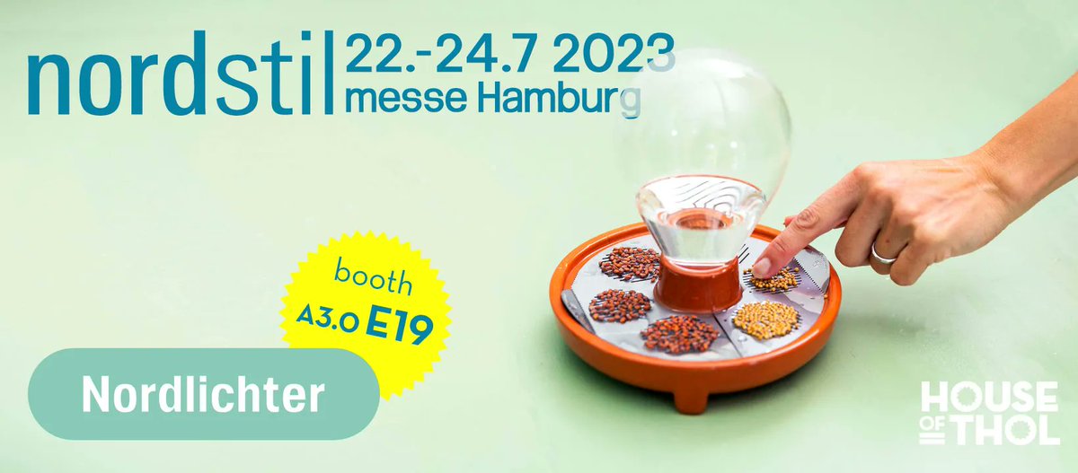 While we are waiting ever more impatiently for the Patella terracotta to arrive, we are also looking forward to Nordstil in Hamburg, kicking off on July 22nd. - Read all about it here: buff.ly/3D4rT31