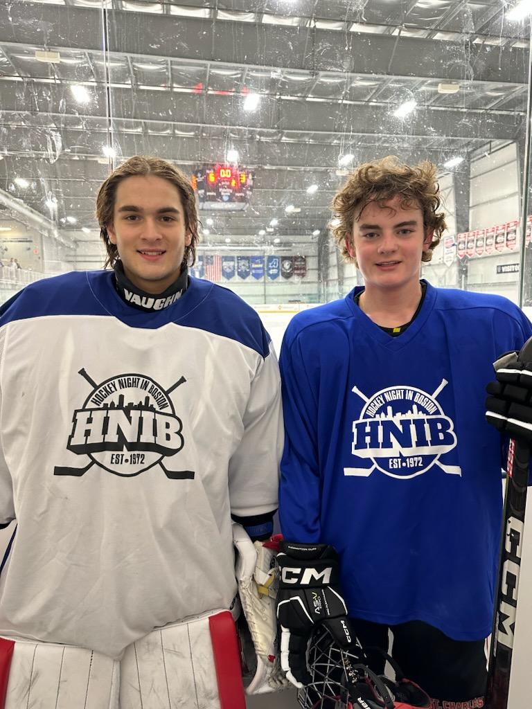 Congrats to SC Hockey sophomores Dylan Fansler and Tommy Scharfenberger for being named to the tournamemt All-Star team at the Hockey Night in Boston Sophomore Showcase!!
#hockeynightinboston
@HNIBonline