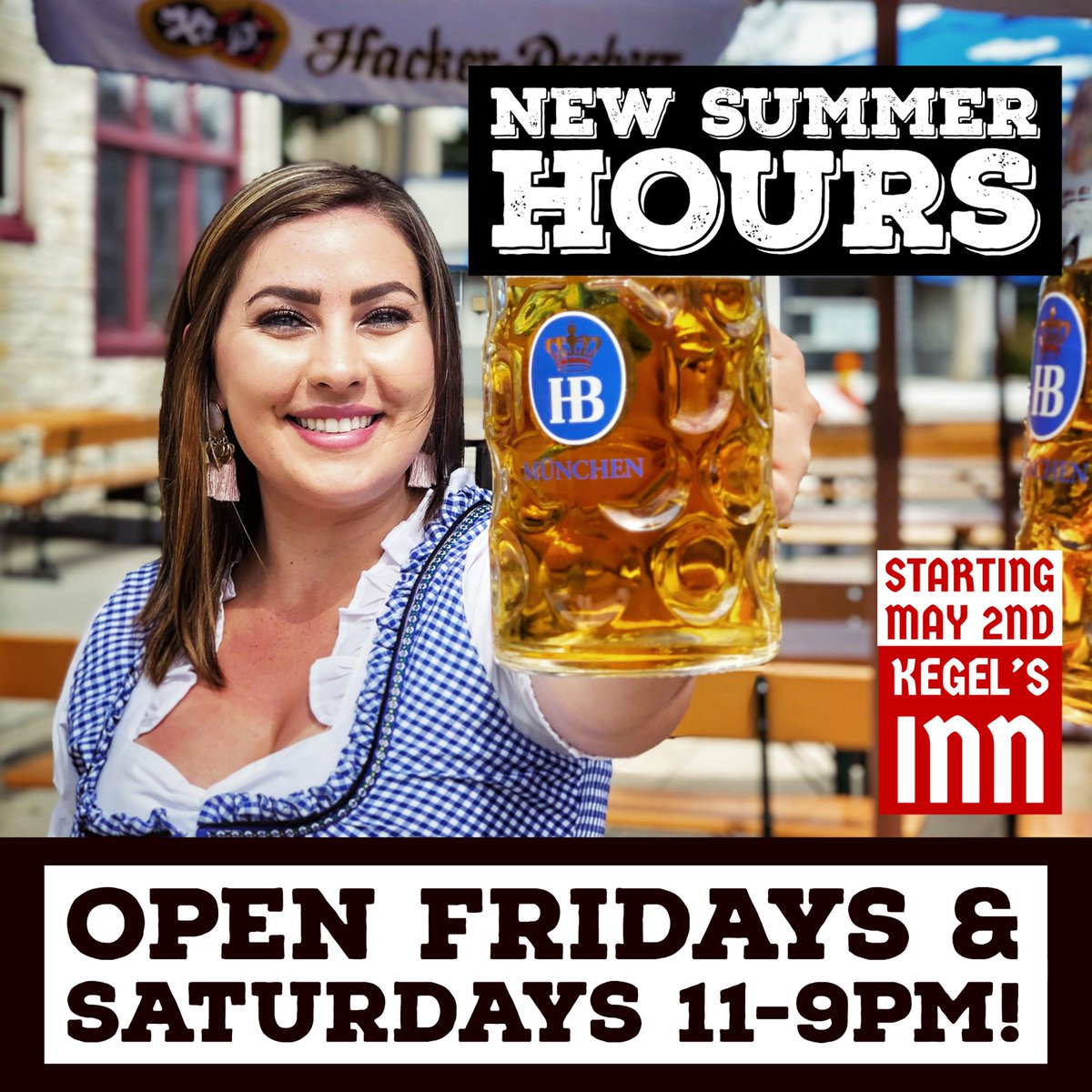 Take advantage of the nice weather this summer on our awesome patio! #KegelsGarden #MKEBeerGarden #BeerGarden #MakeMoreMemories