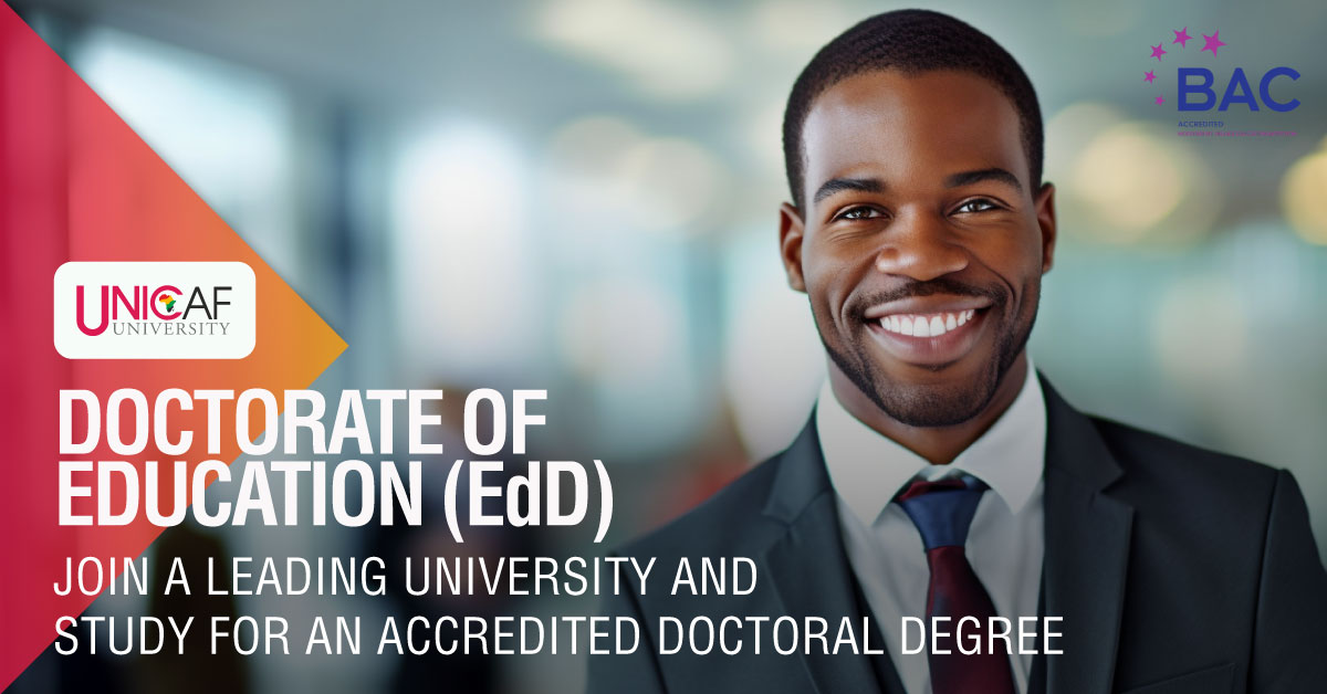 Join Unicaf University's online EdD programme for transformative educational leadership. Advance your career and make a lasting impact. 👉link.unicafuniversity.com/3PT6AZW . . . #unicafuniversity #scholarships