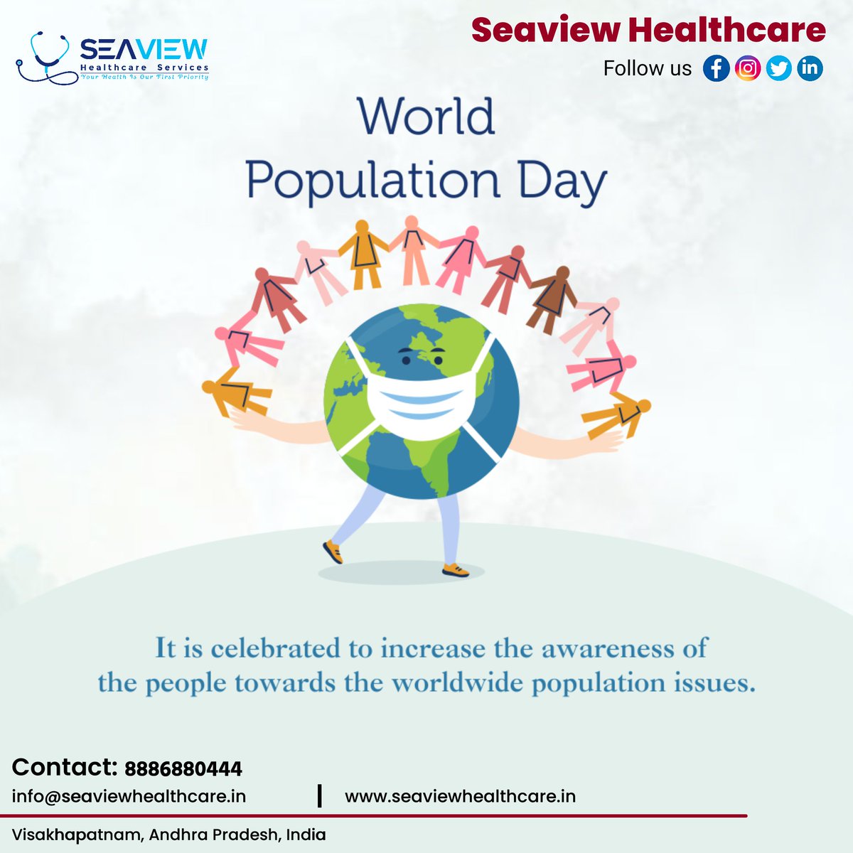 Seaview Healthcare (@seaviewhealth) on Twitter photo May this World Population Day inspire us to build a future where every child has the opportunity to grow up in a safe and nurturing environment, with access to quality education and healthcare.
.
.
#worldpopulationday #population
#seaviewhealthcare
.
Follow us <a href="/SeaviewHealth/">Seaview Healthcare</a> May this World Population Day inspire us to build a future where every child has the opportunity to grow up in a safe and nurturing environment, with access to quality education and healthcare.
.
.
#worldpopulationday #population
#seaviewhealthcare
.
Follow us <a href="/SeaviewHealth/">Seaview Healthcare</a>