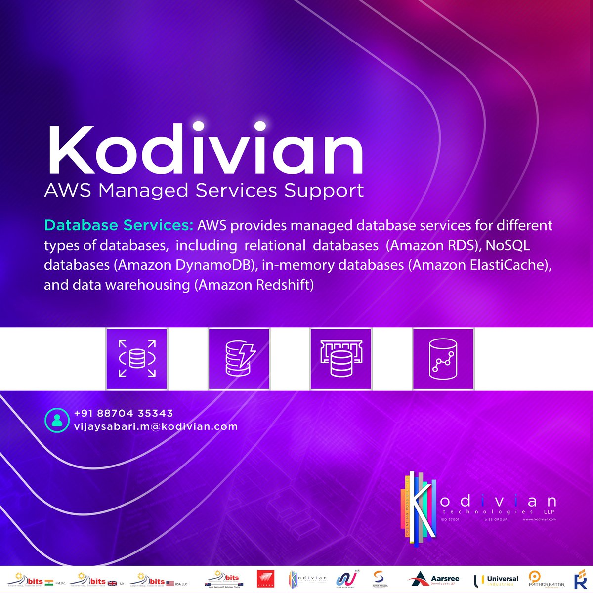 kodivian_tech's tweet photo. Kodivian AWS Managed Services Support

#Kodivian #aws #cloudengineer #it #cloudservices #devopsengineer #cloudmigration #innovation #informationtechnology #security #cloudconsulting #cloudtechnology #artificialintelligence #awsprogramming #softwaredeveloper #backenddeveloper https://t.co/p5Wzzf88QG