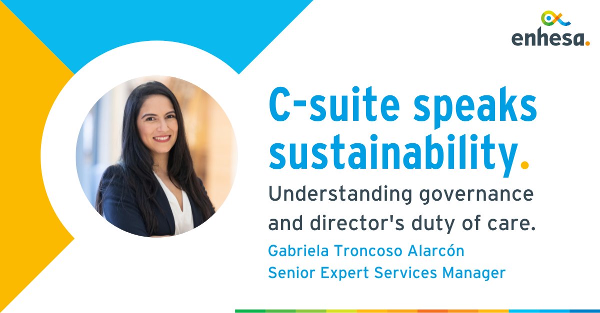 "Let me be clear about this: directors’ duty of care means they will be put on the spot under these ambitious [CSRD &amp; CSRDD] rules." Read Gabriela Troncoso Alarcón's insights into why getting governance right is critical to delivering on everything else >>hubs.li/Q01XfQnB0