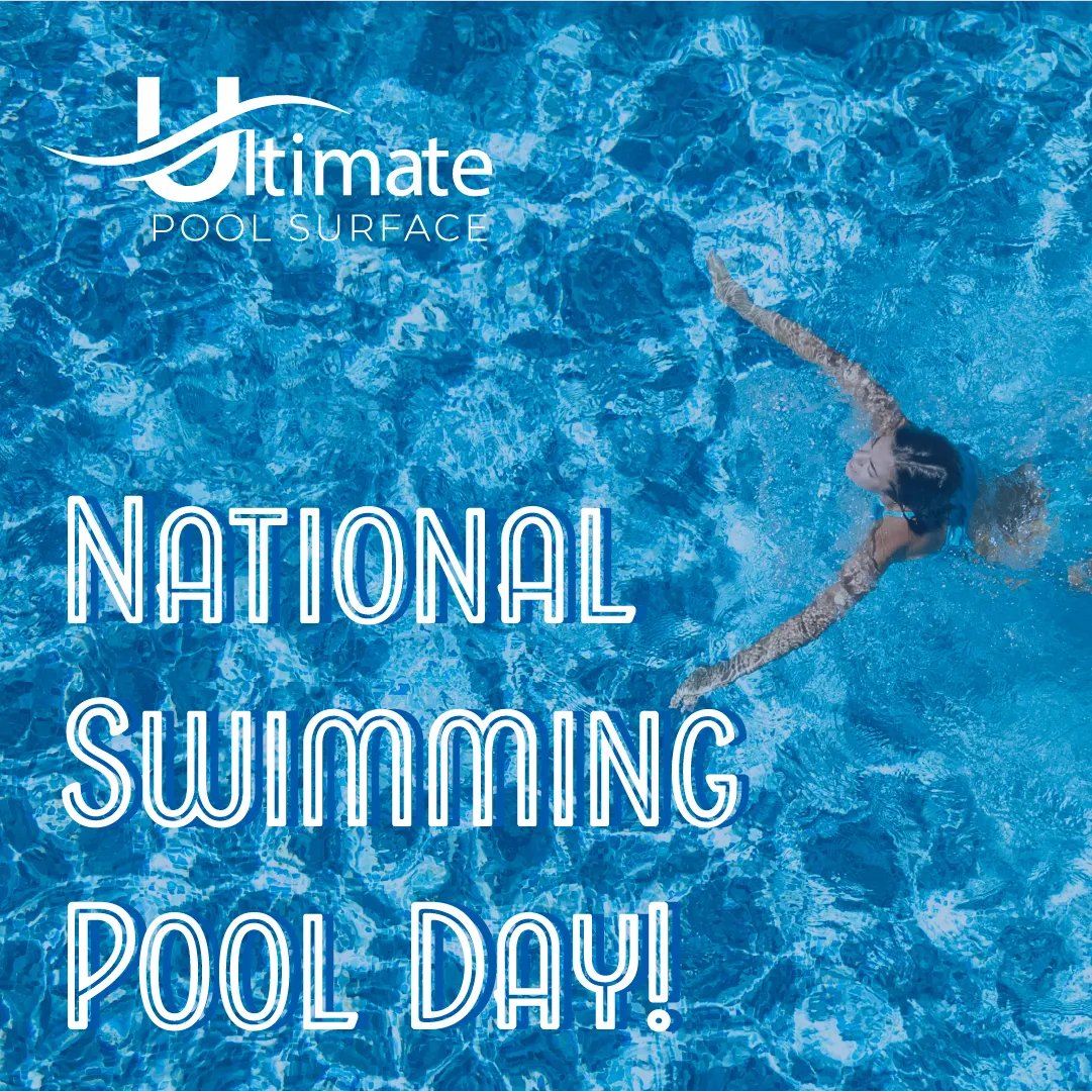 ULTPoolSurface's tweet image. It’s National Swimming Pool Day! 

#NationalSwimmingPoolDay #SwimmingPools #PoolSide