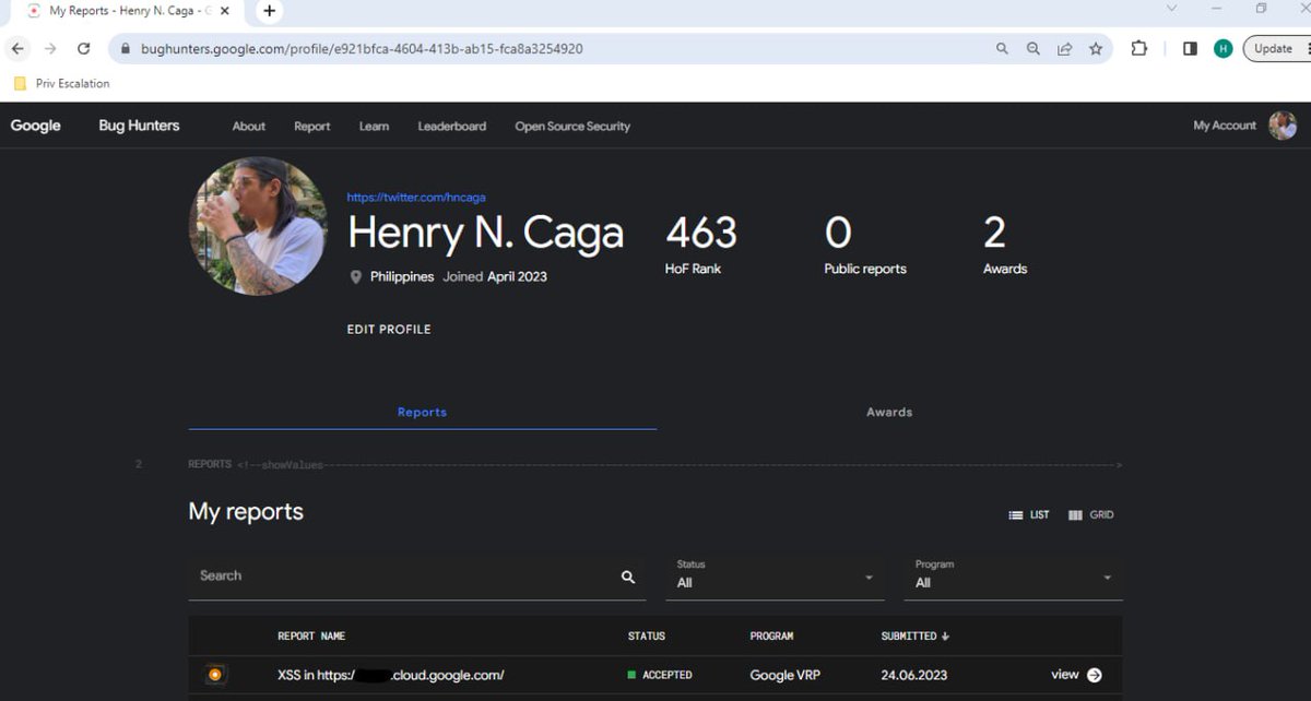 Henry N. Caga tweet media