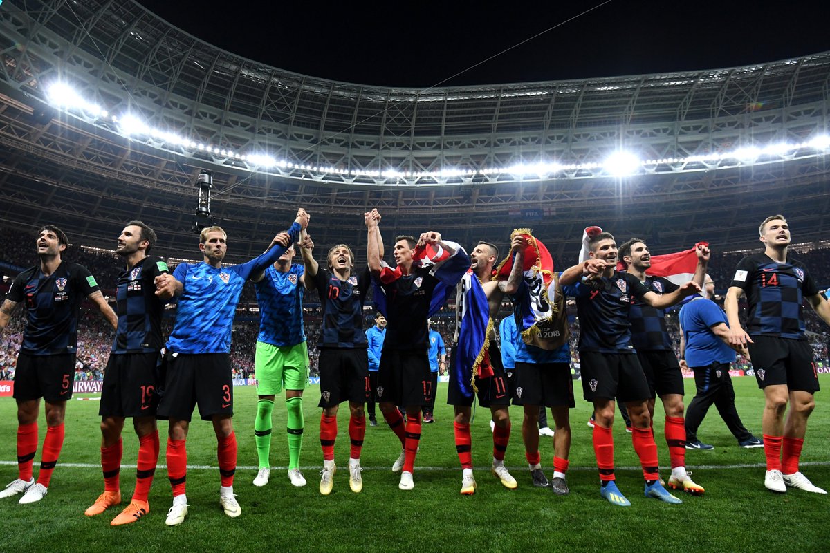 HNS_CFF's tweet photo. That day. That game. Those moments. Unbelievable scenes. 😱

5⃣ years ago, #Croatia defeated England to reach the @FIFAWorldCup Final! 🇭🇷🔥 #OnThisDay

Memories for a lifetime. 😍 Share your favourite one!

#WorldCup #OTD #Family #Vatreni❤️‍🔥 https://t.co/YRF44ldoJ4