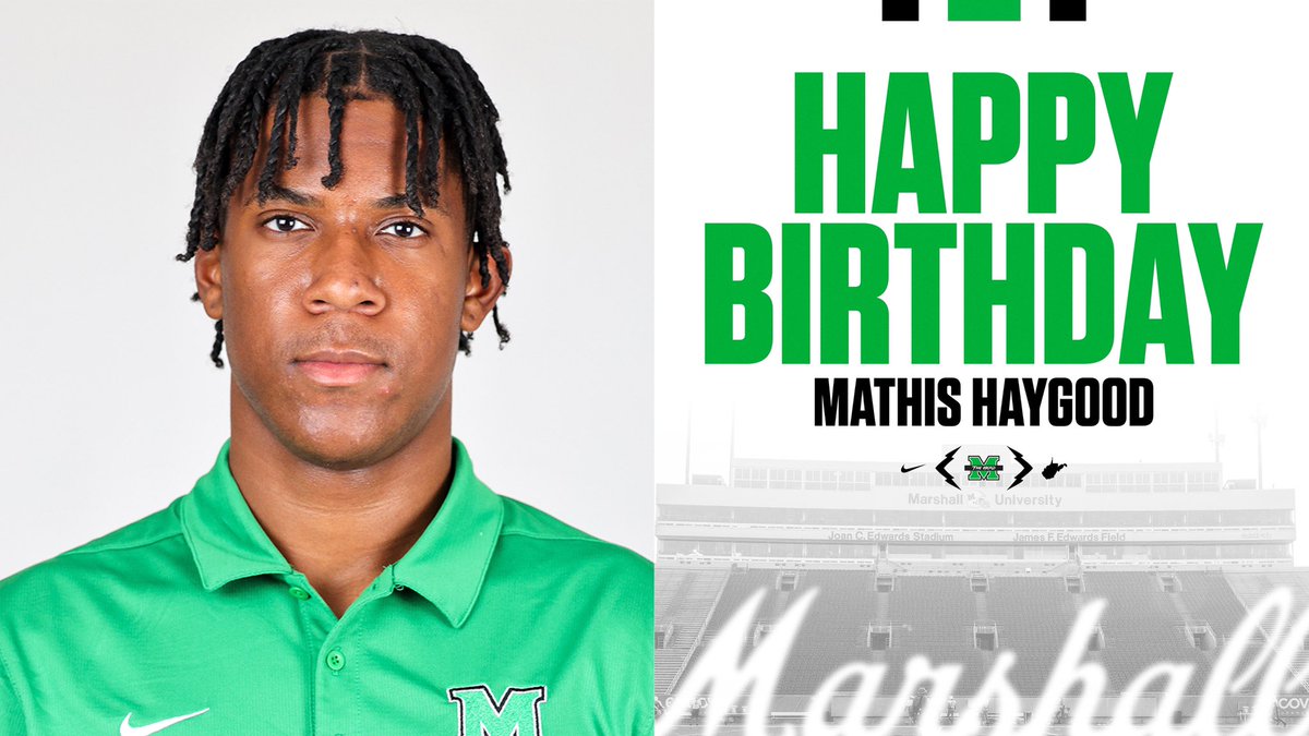 Herd Nation, help us wish Mathis Haygood a Happy Birthday! 

#GoHerd #WeAreMarshall