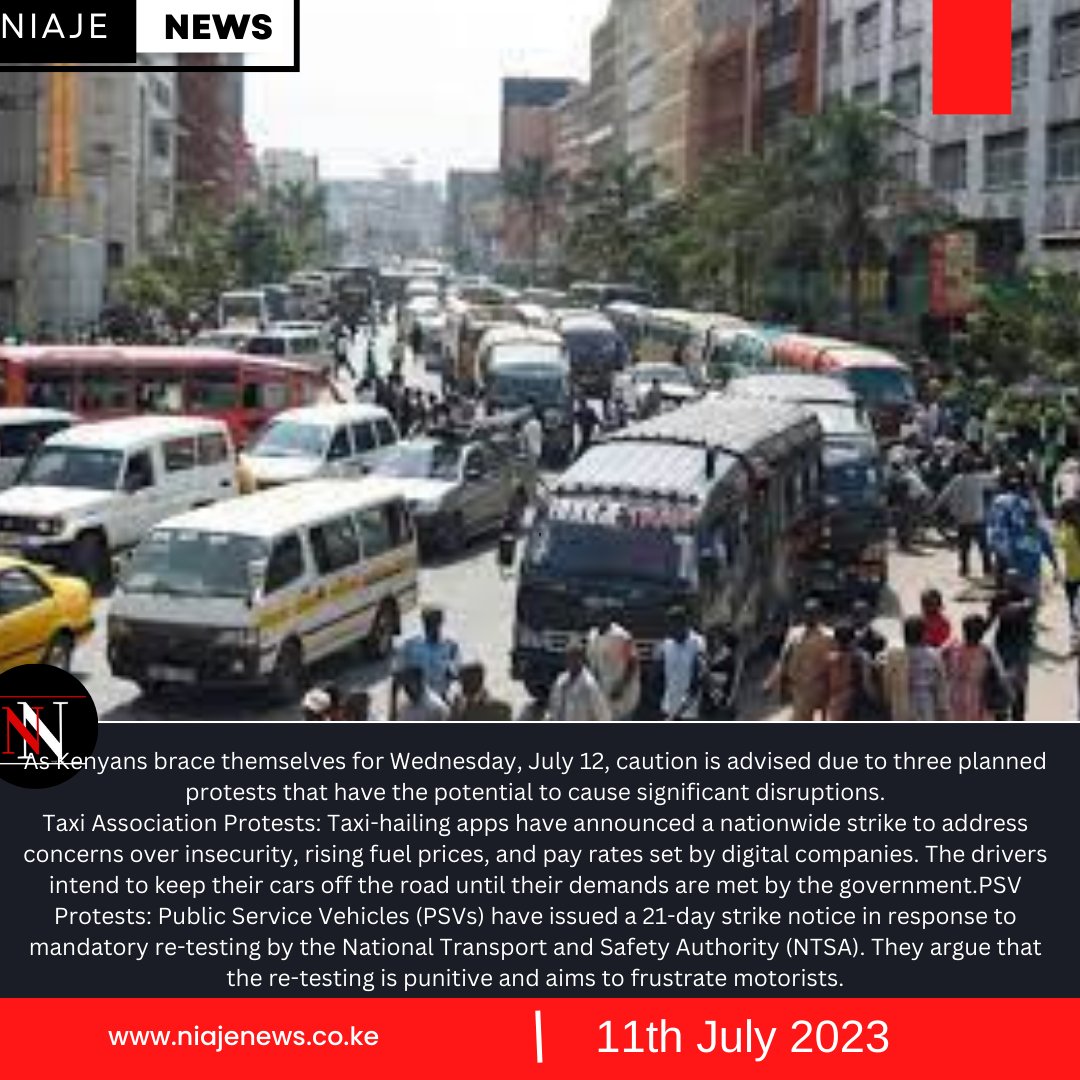 NIAJENEWS's tweet photo. #Maandamano #Maandamanowednesday #Azimio #SabinaChege #MtKenya #ambassadorbitok  #Matatu #NTSA #MarthaKoome #MigunaMiguna #Iranian #Karen #DavidMurathe #FinanceAct2023 https://t.co/d5D5U5n1Ad