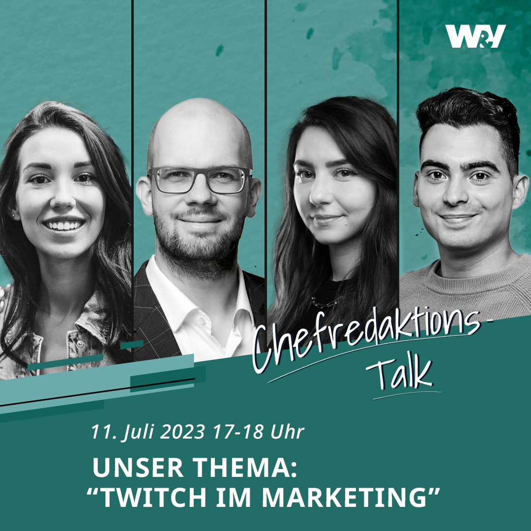 Marketing auf Twitch: Heute das Thema beim <a href="/wuv/">W&V</a> W&amp;V Chefredaktions-Talk. Dabei auch Manuel Schwarz von Goldmedia mit Studienergebnissen aus unserem Twitch-Report Deutschland 2022 und dem Online-Video-Monitor 2023. Jetzt noch kostenfrei anmelden. #Twitch #marketing #streaming