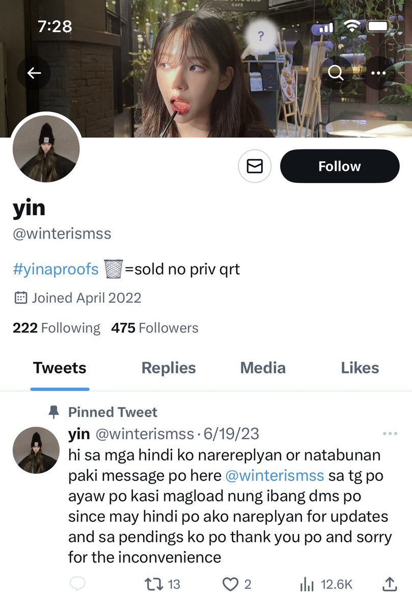 withseokhan's tweet photo. please help rt!

awareness and exposing thread:

exposing @winterismss for being a irresponsible and unresponsive seller in short: SCAMMER

name: Zian Andrei Carada Valera
ig/threads: arseyann https://t.co/QpR8YcZeLe