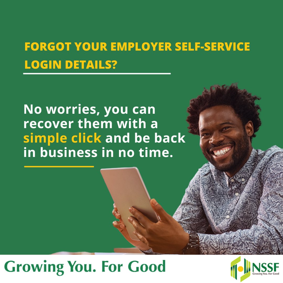 Nssfke On Twitter If You Have Forgotten Your Employer Self Service