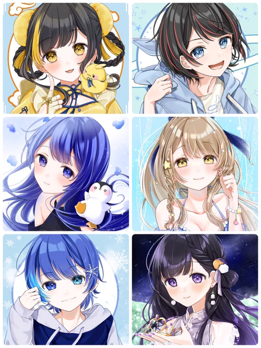 #個人依頼OKなイラストレーター  テンプレートお借りします 透明感や空気感のある表現、可愛い女の子とカッコイイ男の子等が得意です 気になった方は是非お気軽にお問い合わせください𓈒 𓂂𓏸  ※予算感は1枚絵の場合になります