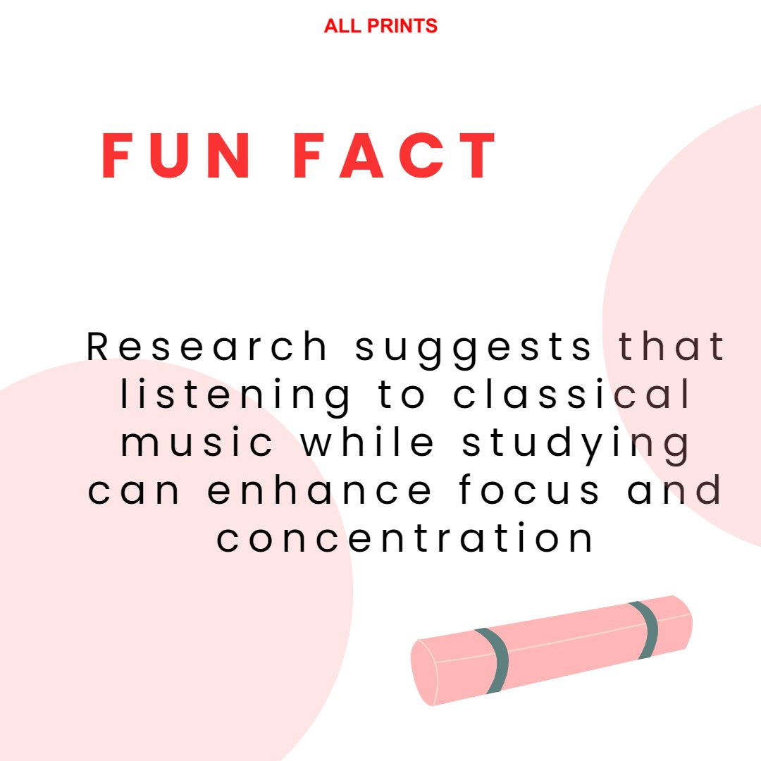 printsuae's tweet photo. Did you know?
Extensive research reveals a positive correlation between listening to classical music and heightened focus and concentration during study sessions.

#AllPrints #studymotivation #musicforconcentration #classicalmusic https://t.co/fOUeCBRgoS