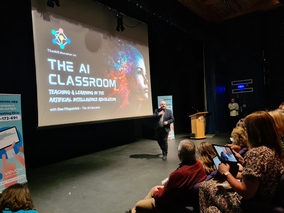CyCDigiWellbein's tweet photo. An insightful day spent with like-minded colleagues in the @FeBlc discussing #BLCeduAI
Thank you to @KingsWorcester for playing host and looking after all the delegates.
#digital2030 #ArtificialInteligence #technology #digitalwellbeing #DigitalTransformation @jisc_wales https://t.co/EMgvf3tcdv
