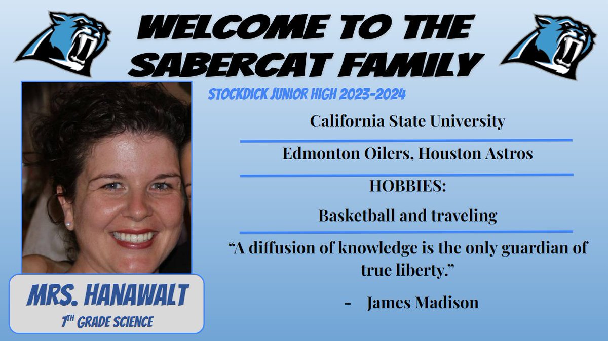 SJH SaberCats tweet media