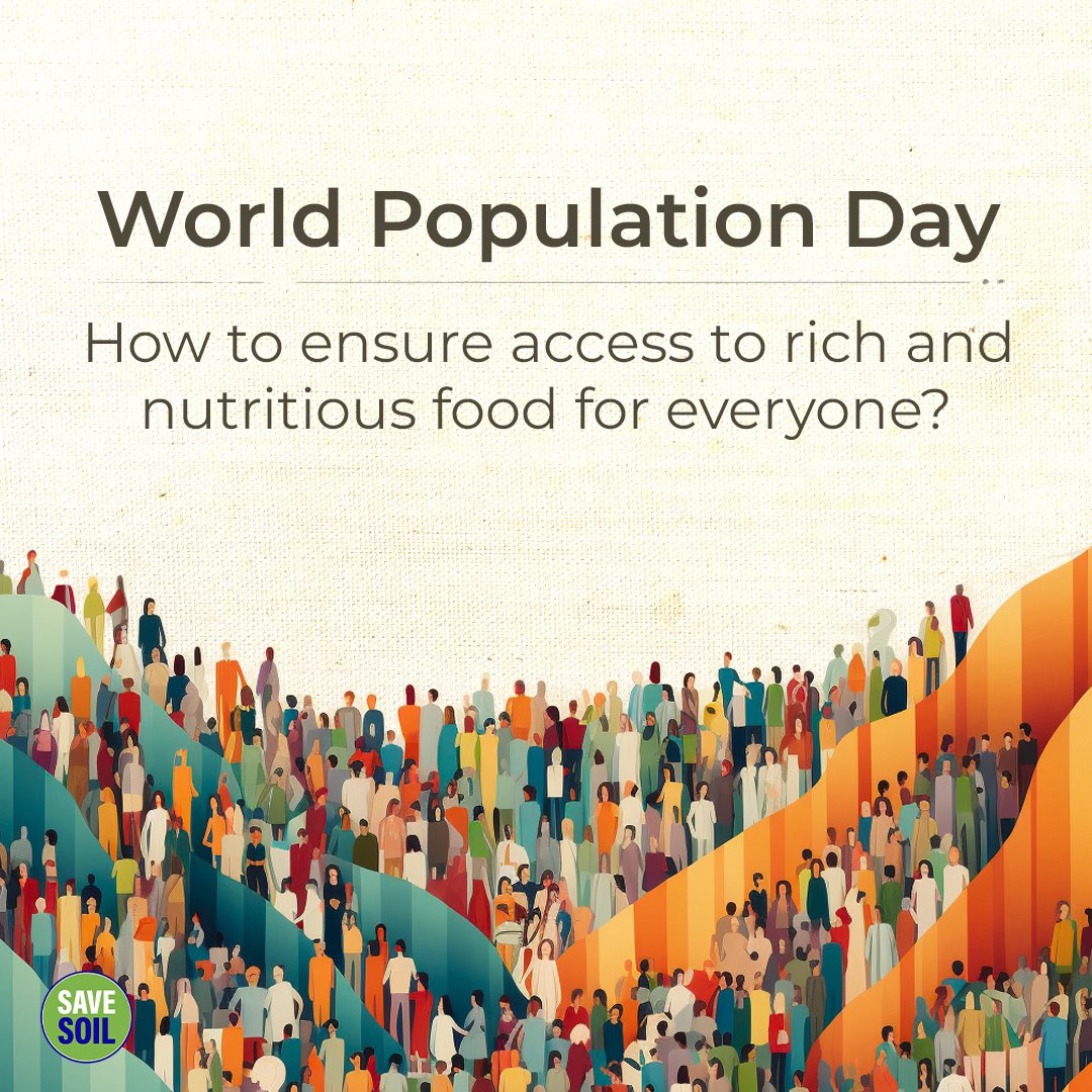 cpsavesoil's tweet photo. According to the Food and Agriculture Organization, the current population growth trends will lead to a world population of 9.7 billion people by 2050. Without enriching soil, there is not way to feed the growing population.

Source: https://t.co/2vgjc7tuqC

#WorldPopulationDay https://t.co/ALmCzB6JCC
