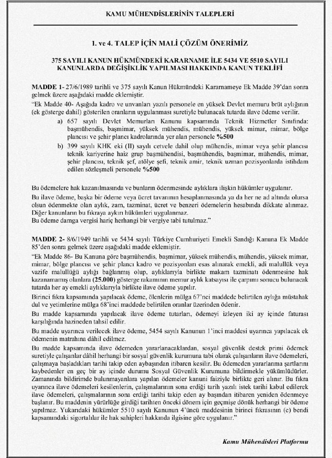 <a href="/a_uraloglu/">Abdulkadir URALOĞLU</a> Sayın Bakanım bu projeler ve bunun gibi daha nice projelerde görev yapan kamu mühendisleri ne önceki bakanımız tarafından verilen bir söz var. Verilen bu sözü sizin gerçekleştirmenizi ümit ediyoruz.