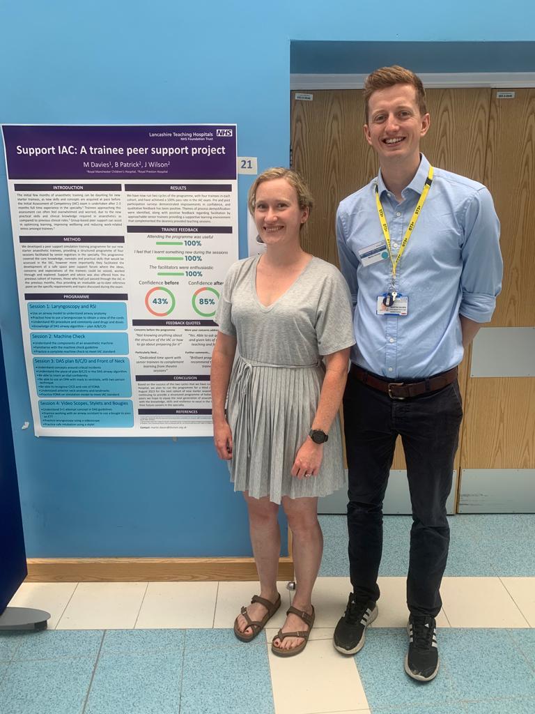 We saw some fantastic collaborations at our Trainee/LED Conference yesterday, including projects with our colleagues from @LancsHospitals. Great to see some of the projects that our valuable Locally Employed Doctors have been involved with too. Thank you for sharing!