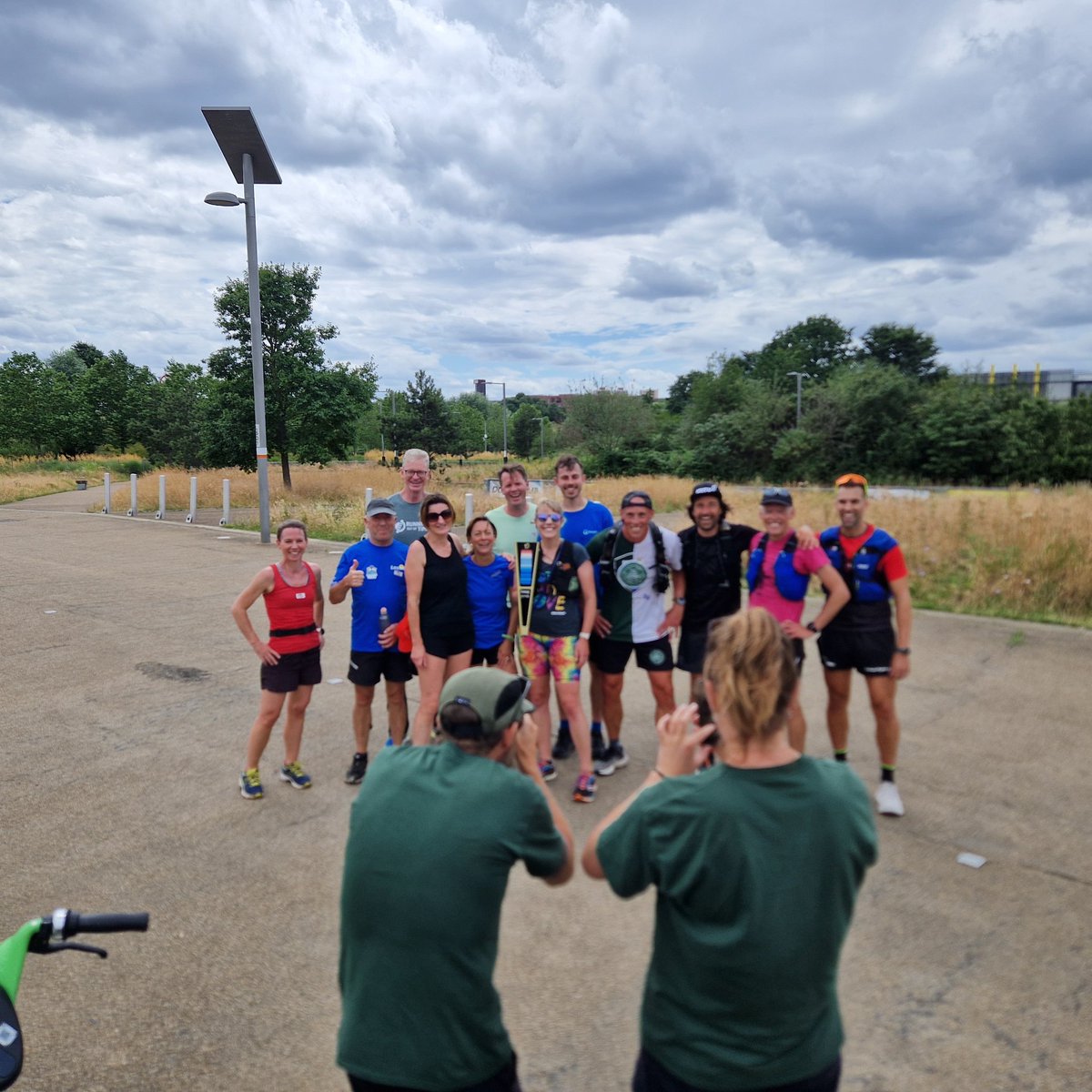 They have done it! But the baton keeps going until it reaches the finish line tonight in Parliament Square @Climate_Relay #greenbpet