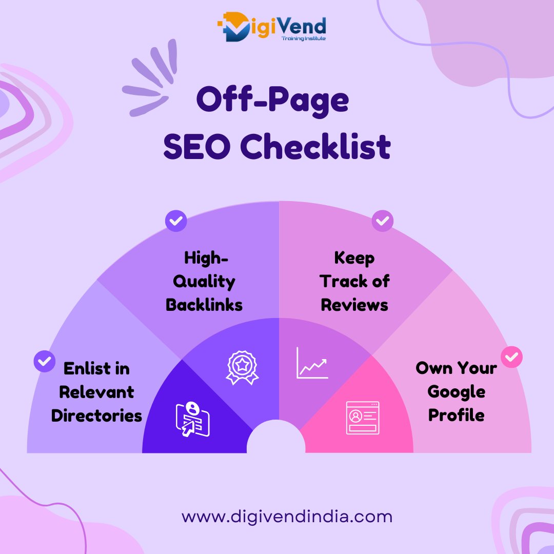 Off-page SEO checklists provide a roadmap for optimizing external factors that affect your website's rankings👍
.
.
#offpageseotechniques #offpageoptimization #offpage #offpageseo #digitalmarketing #digitalmarketingexpert #digitalmarketingtips #digitalmarketingbenefits  #digivend