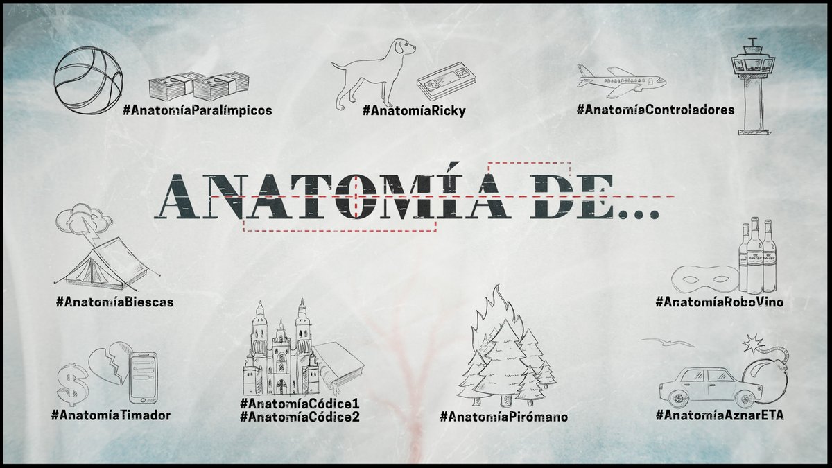 ¡Volvemos pronto!

Hasta entonces:

🥇#AnatomíaParalímpicos
🕺#AnatomíaRicky
✈️#AnatomíaControladores 
🏕#AnatomíaBiescas 
💥#AnatomíaAznarETA
💔#AnatomíaTimador
🔥#AnatomíaPirómano
🍷#AnatomíaRoboVino
📖#AnatomíaCódice1 
💸#AnatomíaCódice2

🔗atresplayer.com/lasexta/progra…
