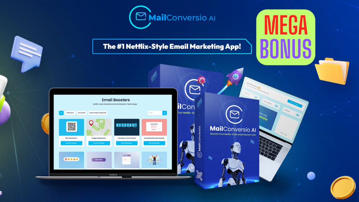 Tech_INFO_01's tweet photo. MailConversio AI - The #1 Netflix-Style Email Marketing App! #mailconversionai
#AI #ArtificialInteligence #PrimeDay #tuesdayvibe 
Good Tuesday, #TuesdayFeeling  #Wordle752 

Click here for more details: https://t.co/xE3DUOoc3Q https://t.co/dJtXGtn7EM