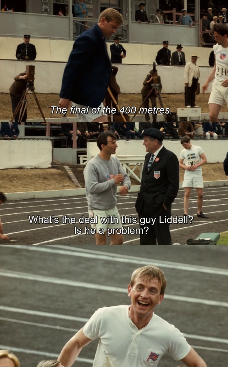 Jul 11th 1924 - Eric Liddell (aka the Flying Scotsman) won the 400m at the Olympics. Being religious, He refused to run the 100m as it was held on a Sunday. He switched events with 400m runner Andrew Lindsay, and they both won gold. 📽️📅 Depicted in Chariots of Fire (1981)