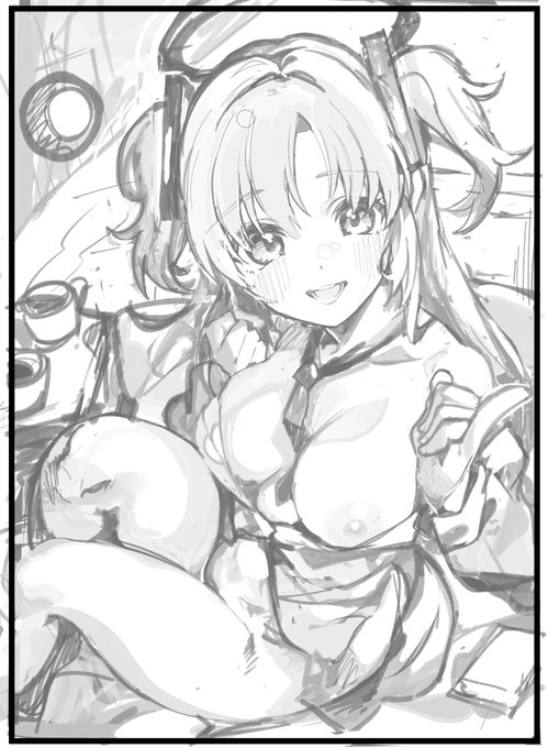 R18注意)三日悩んで出てきた表紙ラフ、ラフ? 