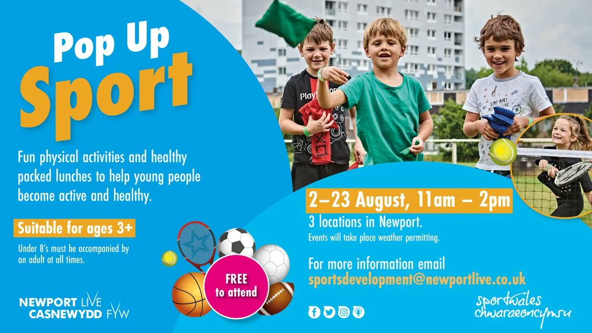 Newport City Council on Twitter "RT NewportLiveUK 🎉 Pop Up Sport