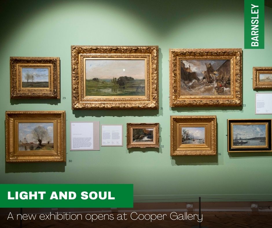 Aroundtown Magazine (@aroundtown_mag) on Twitter photo If you're heading into Barnsley for the big weekend, don't forget to check out the new Light and Soul exhibition on <a href="/CooperBarnsley/">The Cooper Gallery</a> with paintings and drawings by pioneering artists who were inspired by forests, coastlines and valleys in France
Full story: shorturl.at/blpCH If you're heading into Barnsley for the big weekend, don't forget to check out the new Light and Soul exhibition on <a href="/CooperBarnsley/">The Cooper Gallery</a> with paintings and drawings by pioneering artists who were inspired by forests, coastlines and valleys in France
Full story: shorturl.at/blpCH