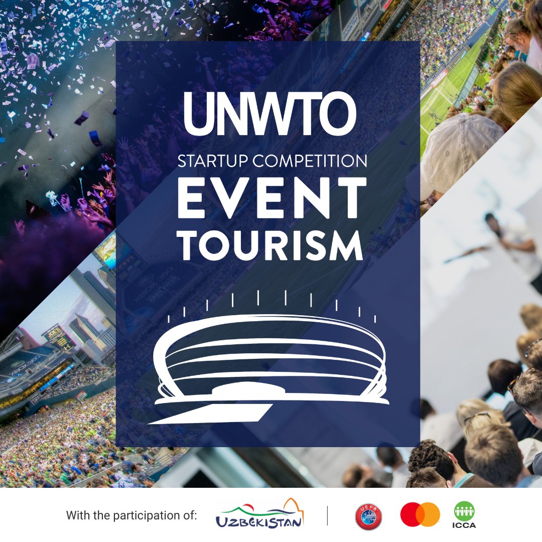 UNWTO's tweet photo. MICE tourism grows and so does its positive impact on local communities.

If your startup turns this type of tourism into opportunity for residents and visitors, join @UNWTO Competition!

Applications by 1 September: https://t.co/YJ6enkTNvu https://t.co/Xjpy3Nhwvj