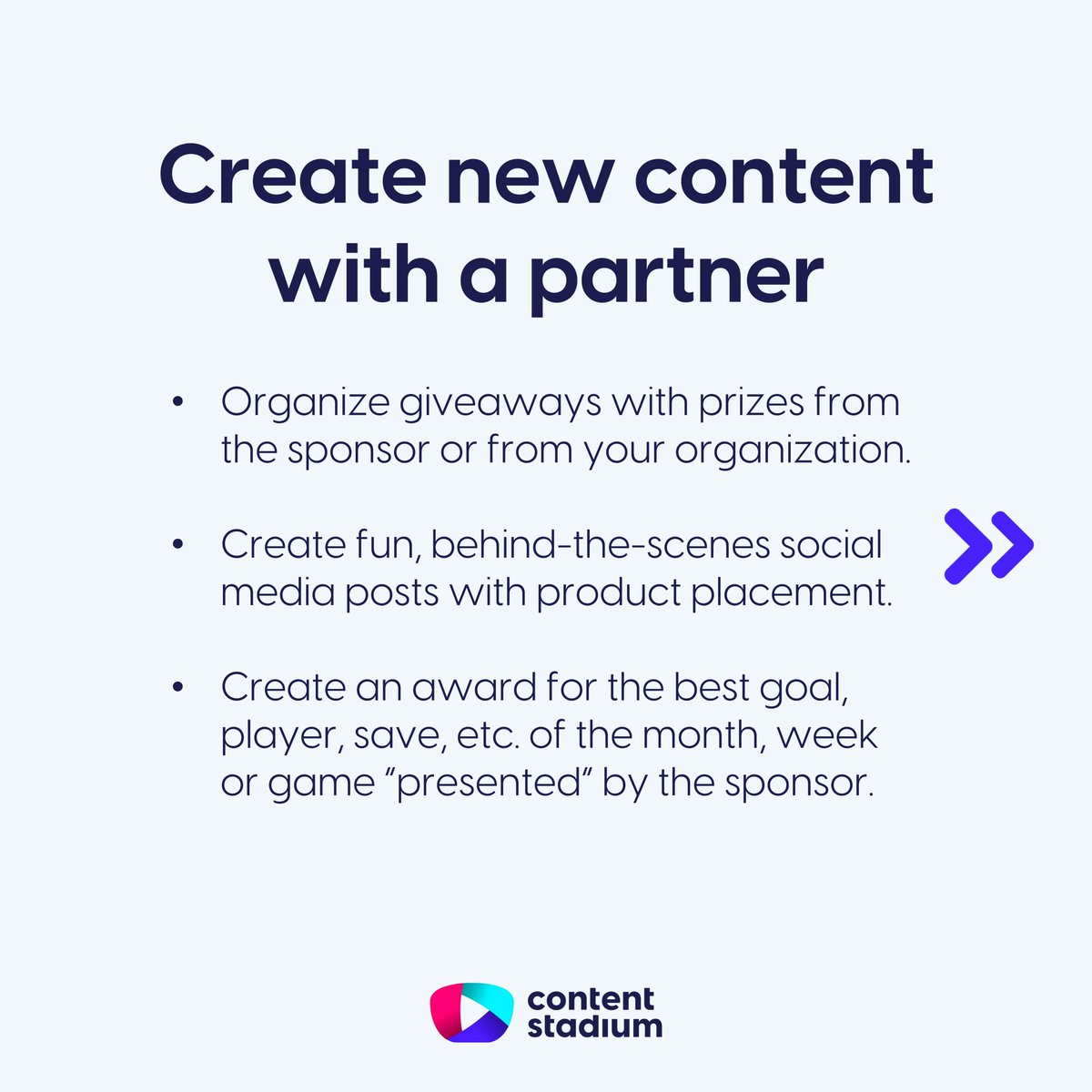 Content Stadium tweet media