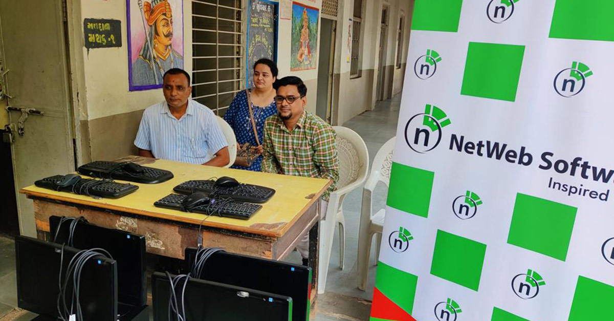 netwebsoftware's tweet photo. Digital education is now a vital component of a holistic learning journey for any child. We realize that every small act makes an impact and witnessing the joy and excitement of students at the school only inspired us to continue doing more. https://t.co/taZ6wFPZwy
#NetWebCares https://t.co/Un8Agl0heK
