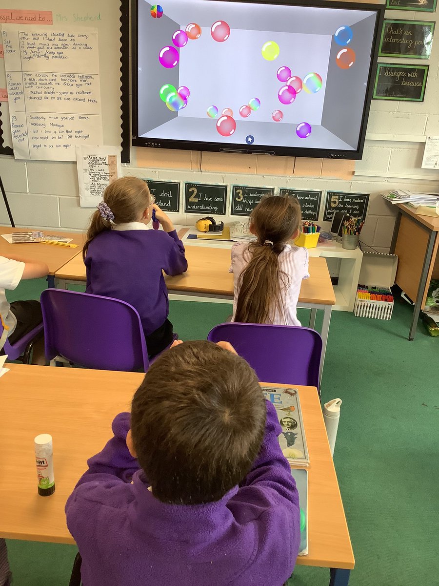 Today for mindfulness we ‘followed the bubble’ <a href="/PrimaryElaine/">Elaine Primary</a> <a href="/IPAT_Edu/">The Inspire Partnership</a>