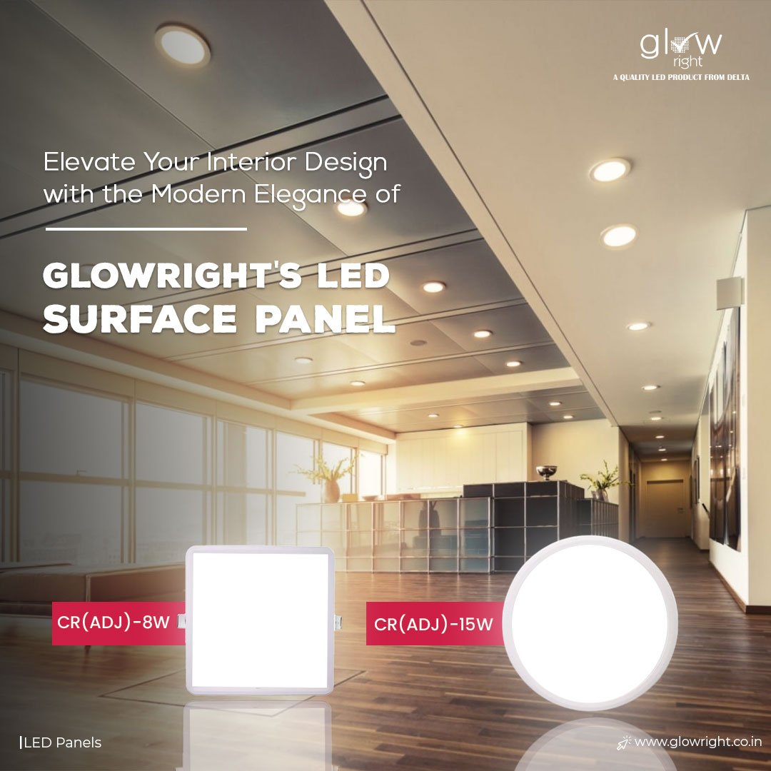 GlowrightIndia's tweet image. Upgrade to a new era of lighting perfection. Choose Glowright LED surface panels.
.
.
Visit our website for more information 👉 glowright.co.in
.
.
#glowright #led #ledpanels #lighting #lights #perfectlights #homelights #light #smartlighting #smartlight #linkedin