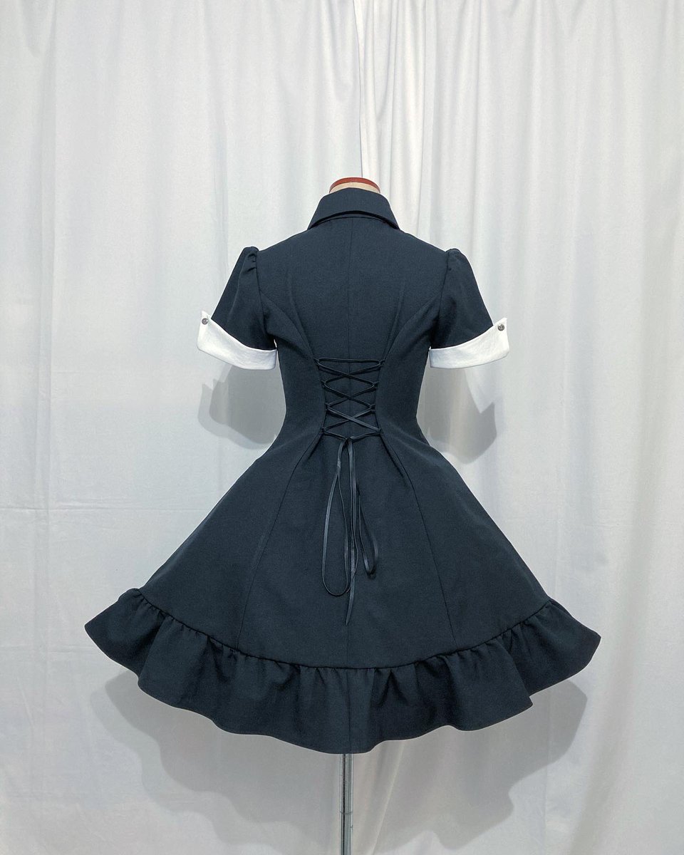 6372】カレン十字架半袖OP【新色追加】 上質な糸から精練された国産