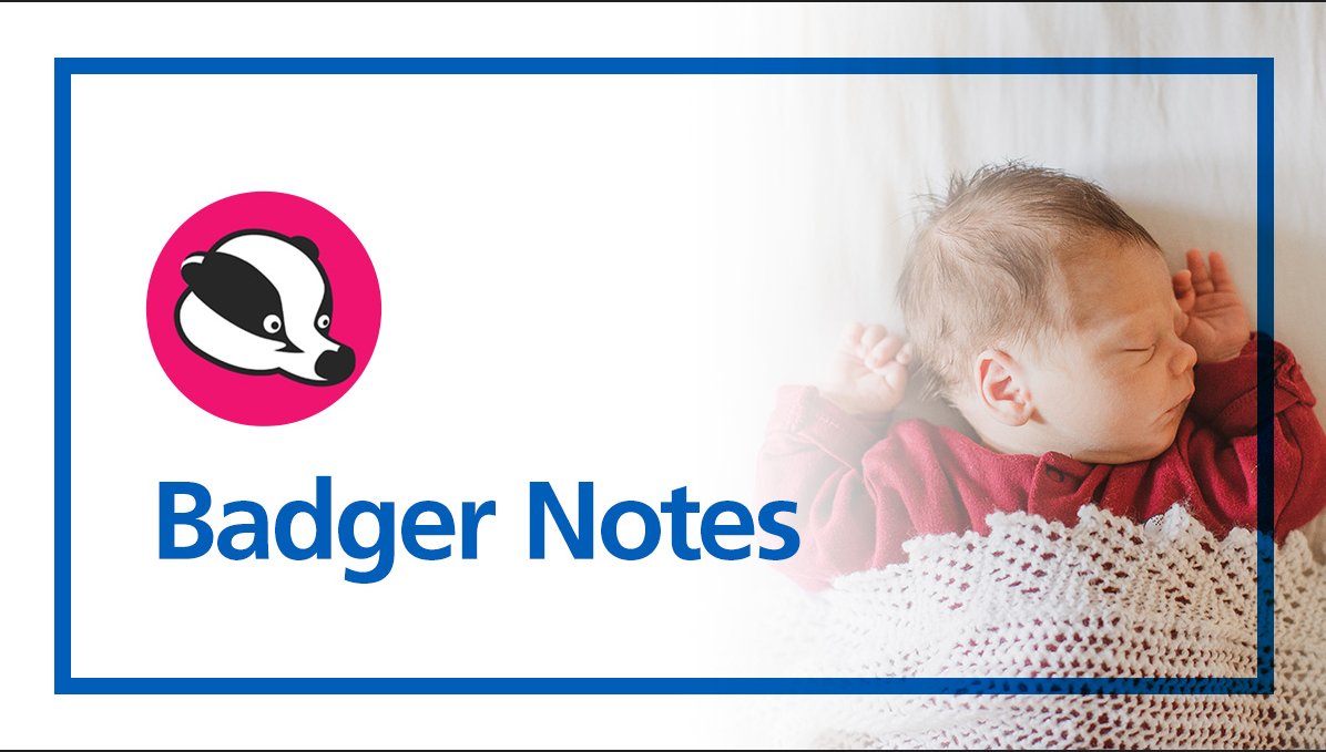 We're rolling out a new Maternity digital information system, BadgerNet, as we take new bookings for maternity services.
🦡It comes with an online portal and app; Badger Notes, which allows you to access your notes throughout your pregnancy. bit.ly/44EDHVq <a href="/glosLMNS/">Gloucestershire Local Maternity & Neonatal System</a>