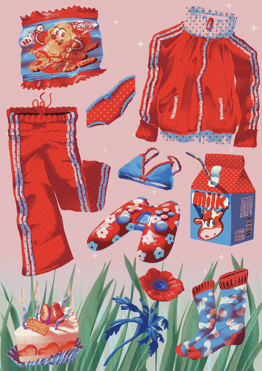 「赤い子」|HOHOEMIのイラスト