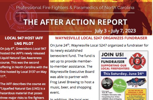 ICYMI: The PFFPNC e-newsletter for July 3-7 is posted and includes details of recent fundraiser and awareness news from area Locals.
READ: pffpnc.org/newsletters/