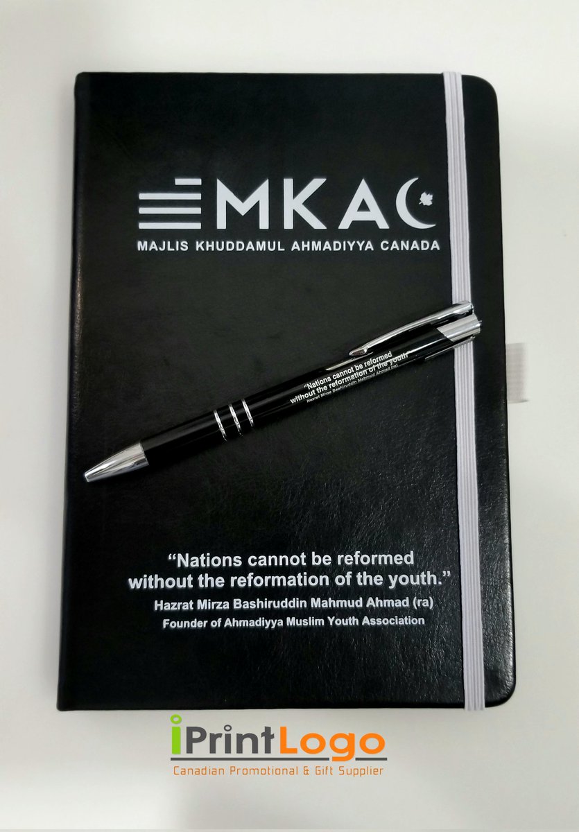 iprintlogo's tweet image. Very good quality notebooks and pens available this year Jalsa Salana Canada #JalsaCanada