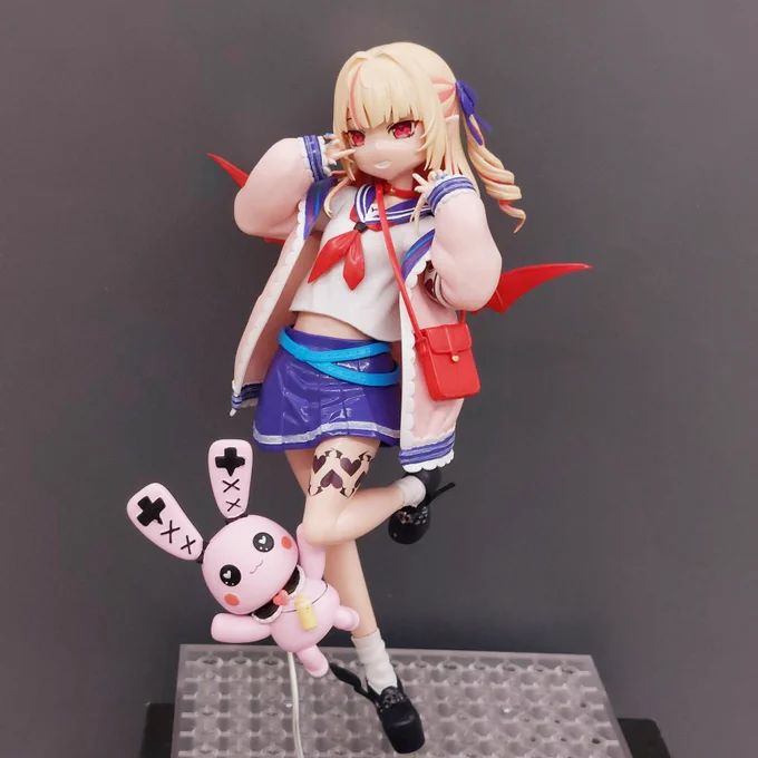 りりむまんガレージキット塗装と組み立て完了しました! #りりむとおえかきこれからはずっと一緒だね! 