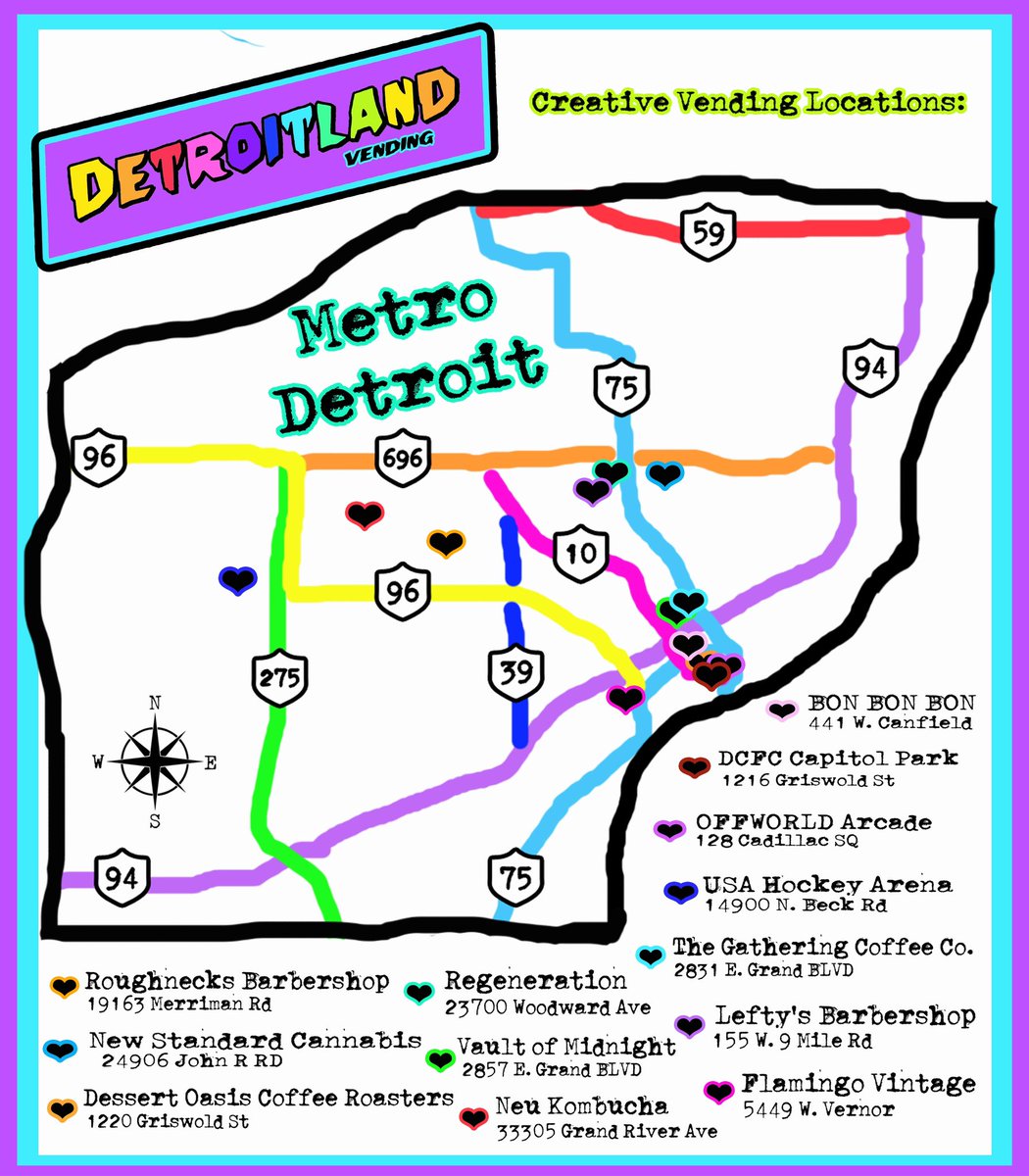 DetroitlandV's tweet photo. Putting Smiles on Faces in Random Places #detroitlandvending #Detroit https://t.co/JOaZcGRDH0