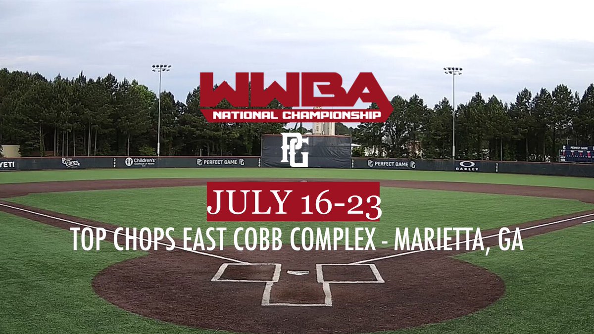Behindbackstop's tweet photo. Who’s headed to the @perfectgameusa #wwba in Georgia starting this weekend ✋🏼… let’s us know!! https://t.co/jY1hgOXAnH