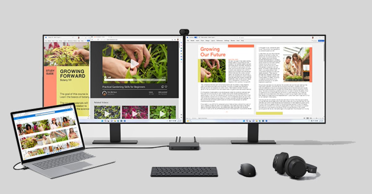 JonathansCompNJ's tweet image. Introducing The Microsoft Surface Thunderbolt™ 4 Dock. Surface products are always designed for versatility. Find out more about The Microsoft Surface Thunderbolt™ 4 Dock here: bit.ly/3XFF97s