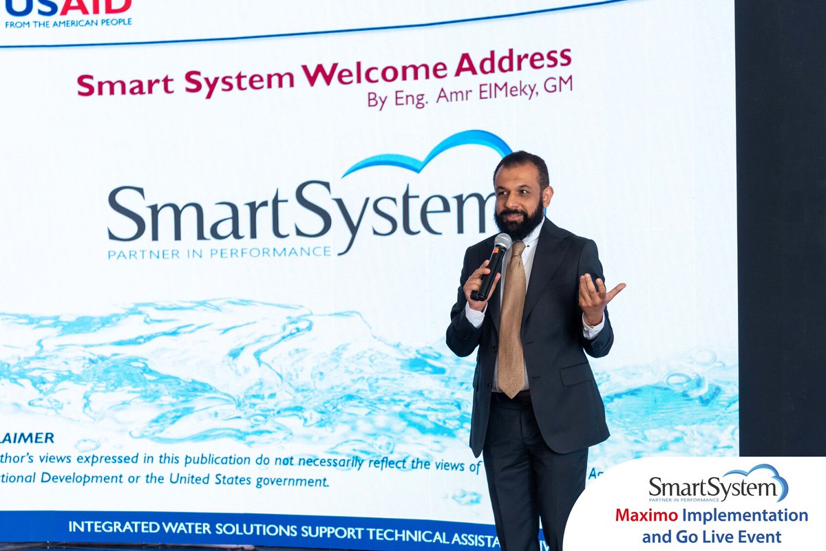 smartsystemeg's tweet image. Shots of some of the speakers during the IBM Maximo Go Live event held in June to demonstrate the solutions implemented by Smart System in 5 water companies and the HCWW in Egypt.
#smartsystem #IBM #Maximo #events #assetmanagement #sustainability #DigitalTransformation